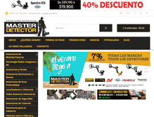 Tablet Screenshot of masterdetector.com.mx